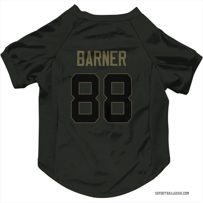 AJ Barner  Black Seattle Seahawks  Service Cat & Dog Pet Jersey