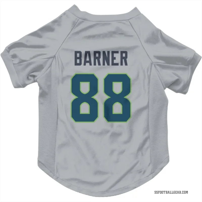 AJ Barner  Gray Seattle Seahawks  Cat & Dog Pet Jersey