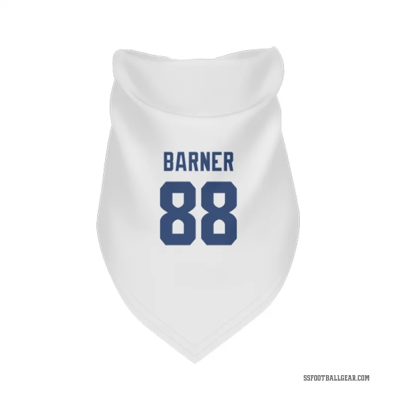 AJ Barner  White Seattle Seahawks  Cat & Dog Pet Bandana