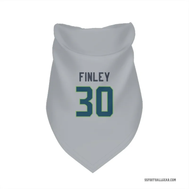 AJ Finley  Gray Seattle Seahawks  Cat & Dog Pet Bandana