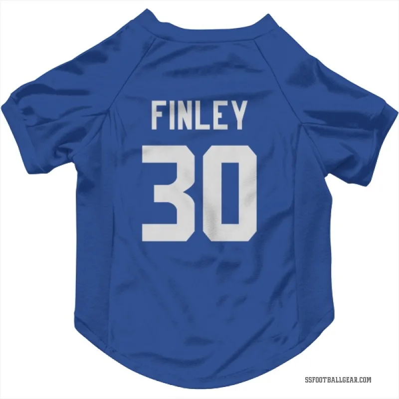 AJ Finley  Royal Seattle Seahawks  Cat & Dog Pet Jersey