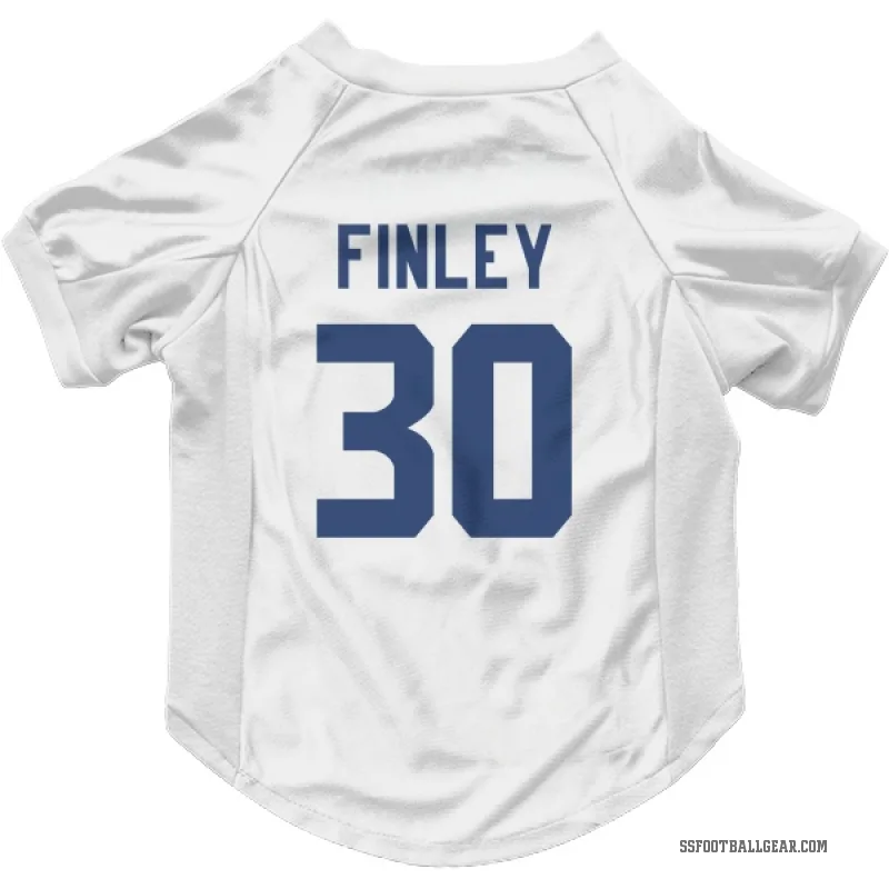 AJ Finley  White Seattle Seahawks  Cat & Dog Pet Jersey