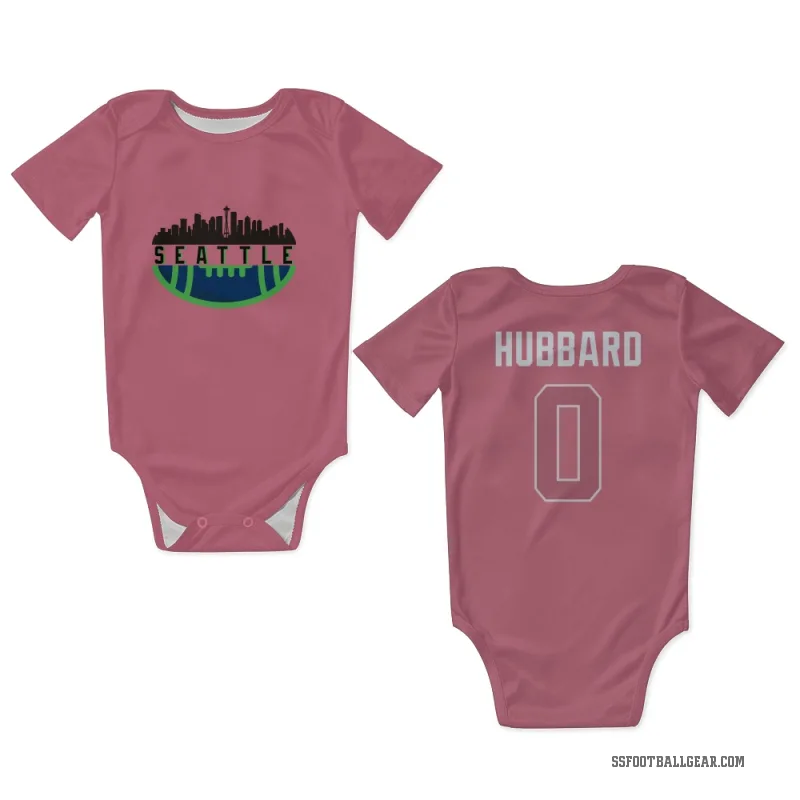 Aidan Hubbard  Pink Seattle Seahawks  Newborn & Infant Bodysuit