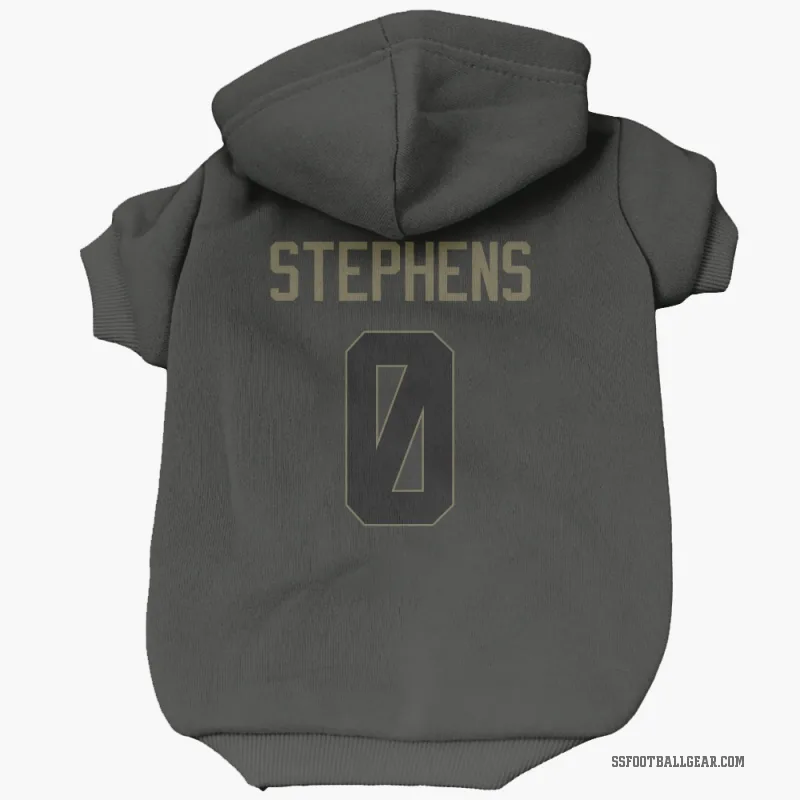 Beau Stephens  Black Seattle Seahawks  Service Cat & Dog Pet Hoodie