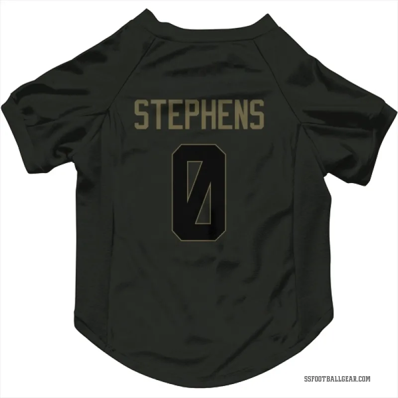 Beau Stephens  Black Seattle Seahawks  Service Cat & Dog Pet Jersey