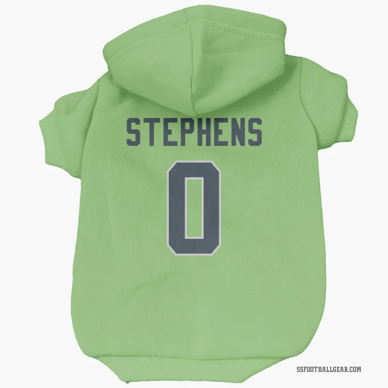 Beau Stephens  Green Seattle Seahawks   Neon  Cat & Dog Pet Hoodie