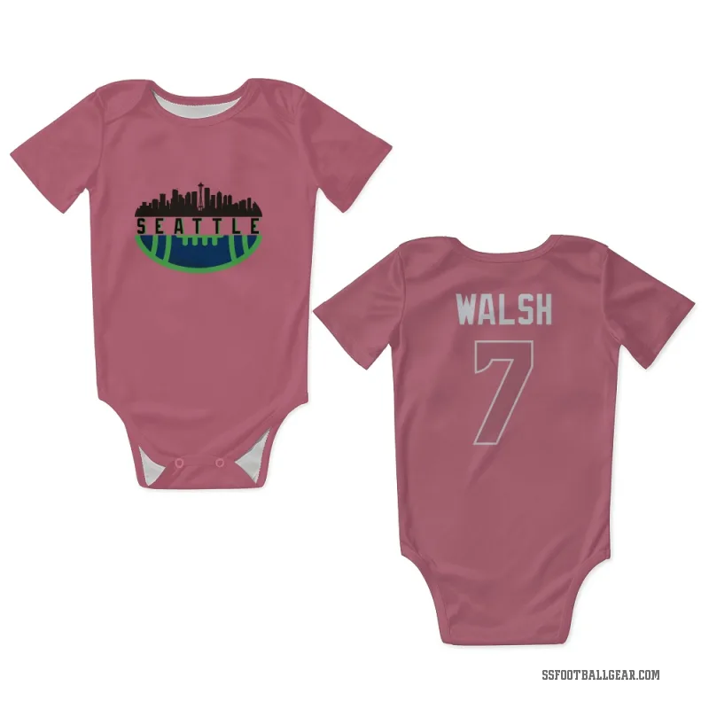 Blair Walsh  Pink Seattle Seahawks  Newborn & Infant Bodysuit