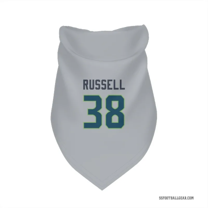 Brady Russell  Gray Seattle Seahawks  Cat & Dog Pet Bandana