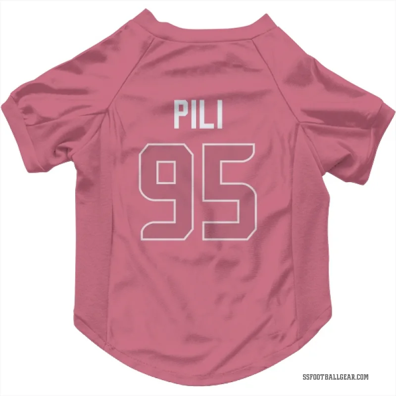 Brandon Pili  Pink Seattle Seahawks  Cat & Dog Pet Jersey