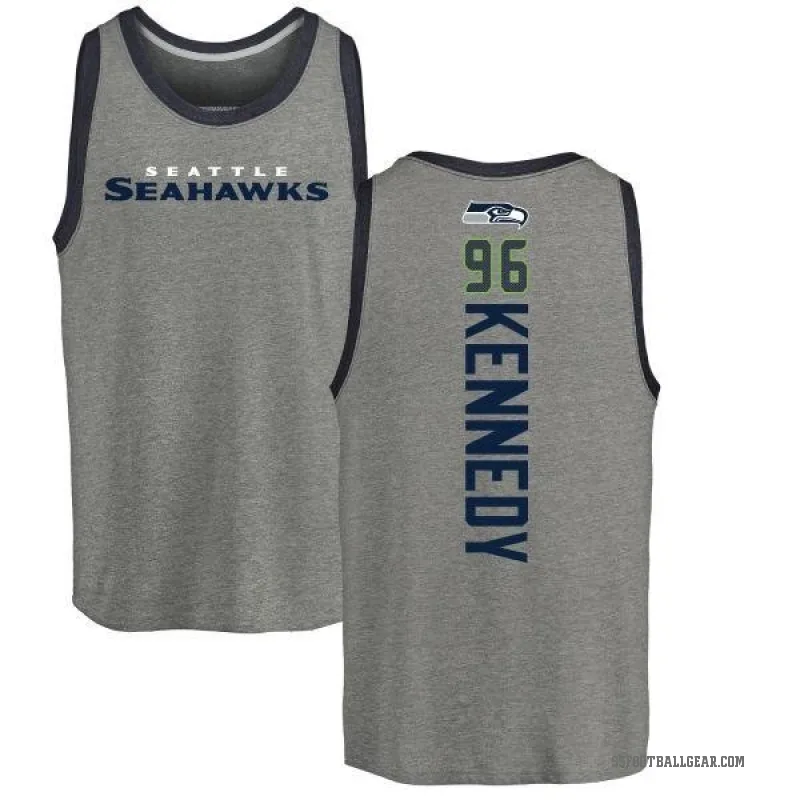 Cortez Kennedy Men's Ash Seattle Seahawks Backer Tank Top -