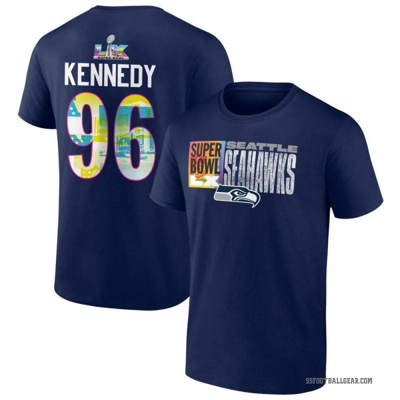 Cortez Kennedy Youth Navy Seattle Seahawks Super Bowl LX T-Shirt
