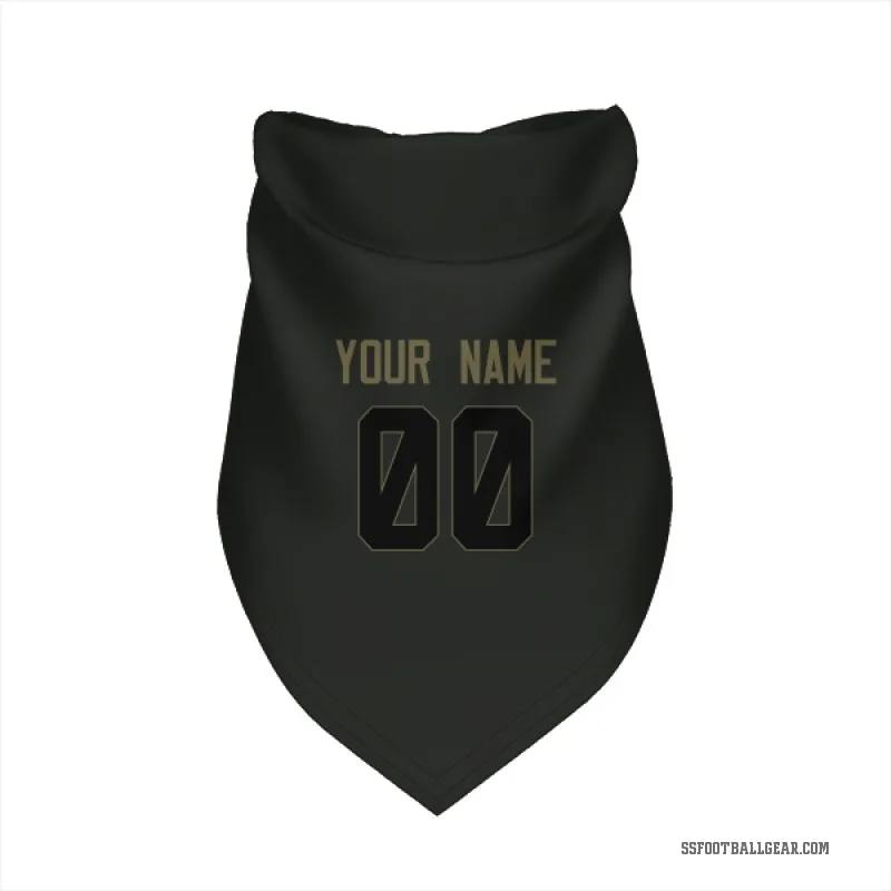 Custom  Black Seattle Seahawks   Service Cat & Dog Pet Bandana