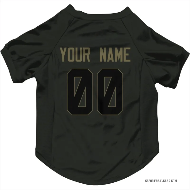 Custom  Black Seattle Seahawks   Service Cat & Dog Pet Jersey