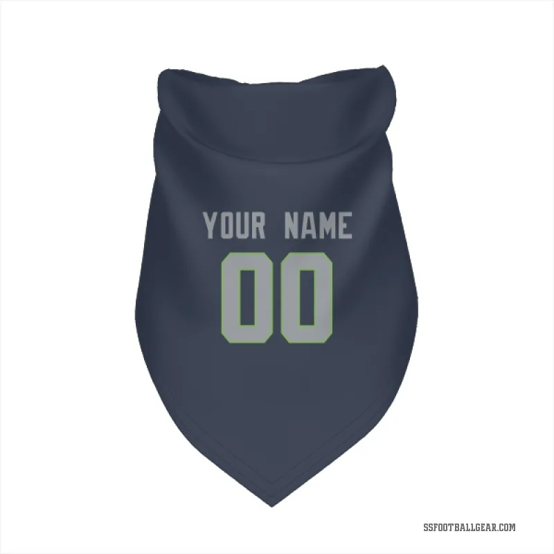 Custom  Navy Seattle Seahawks   Cat & Dog Pet Bandana