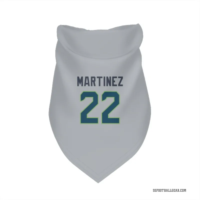 Damien Martinez  Gray Seattle Seahawks  Cat & Dog Pet Bandana