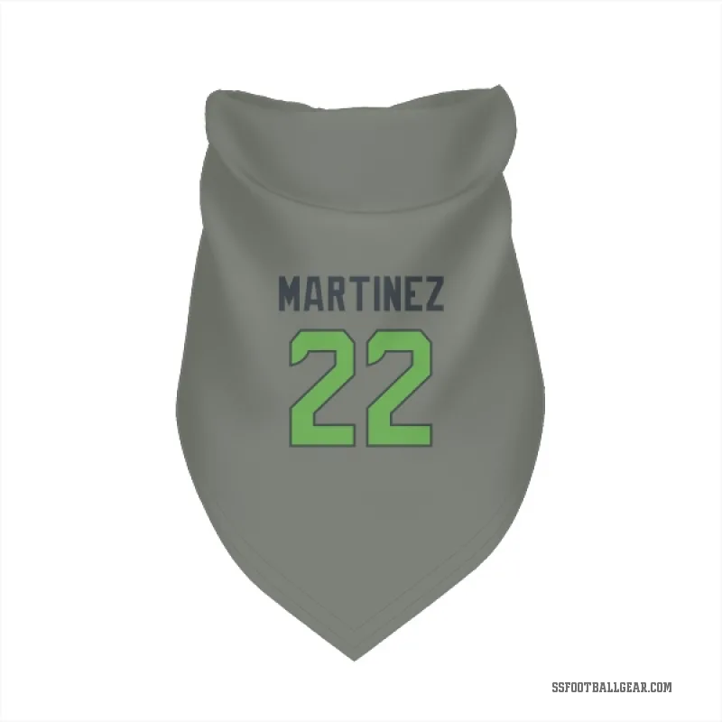 Damien Martinez  Green Seattle Seahawks   Gray Neon  Cat & Dog Pet Bandana