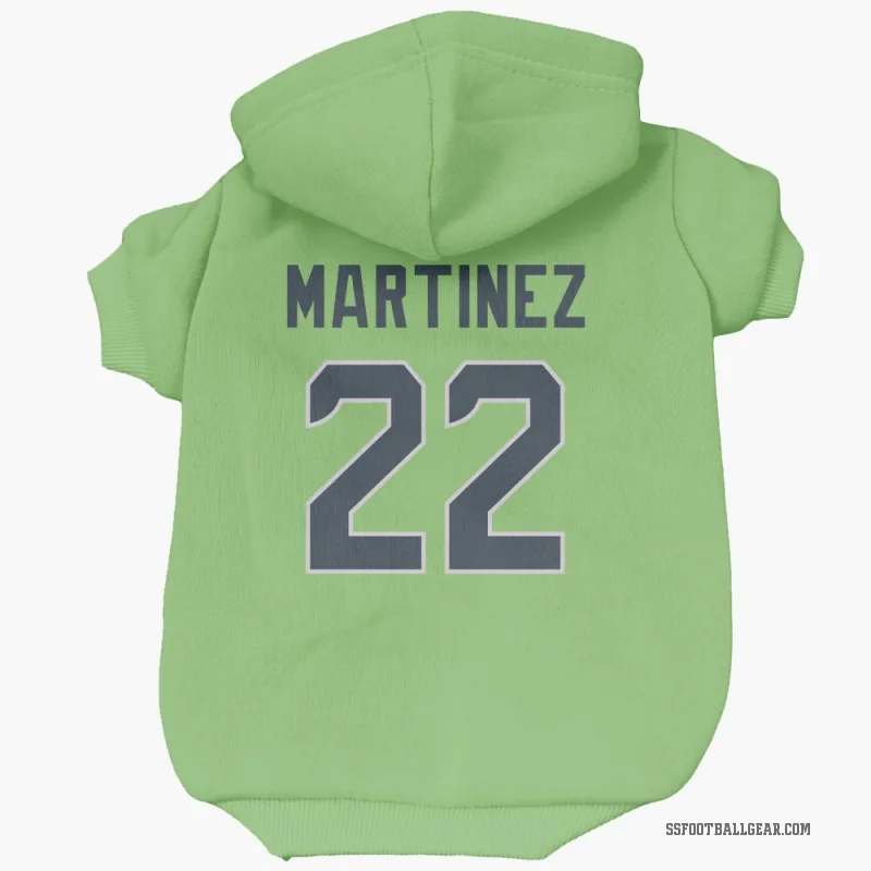 Damien Martinez  Green Seattle Seahawks   Neon  Cat & Dog Pet Hoodie
