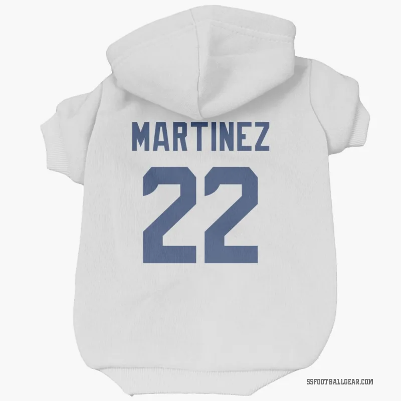 Damien Martinez  White Seattle Seahawks  Cat & Dog Pet Hoodie