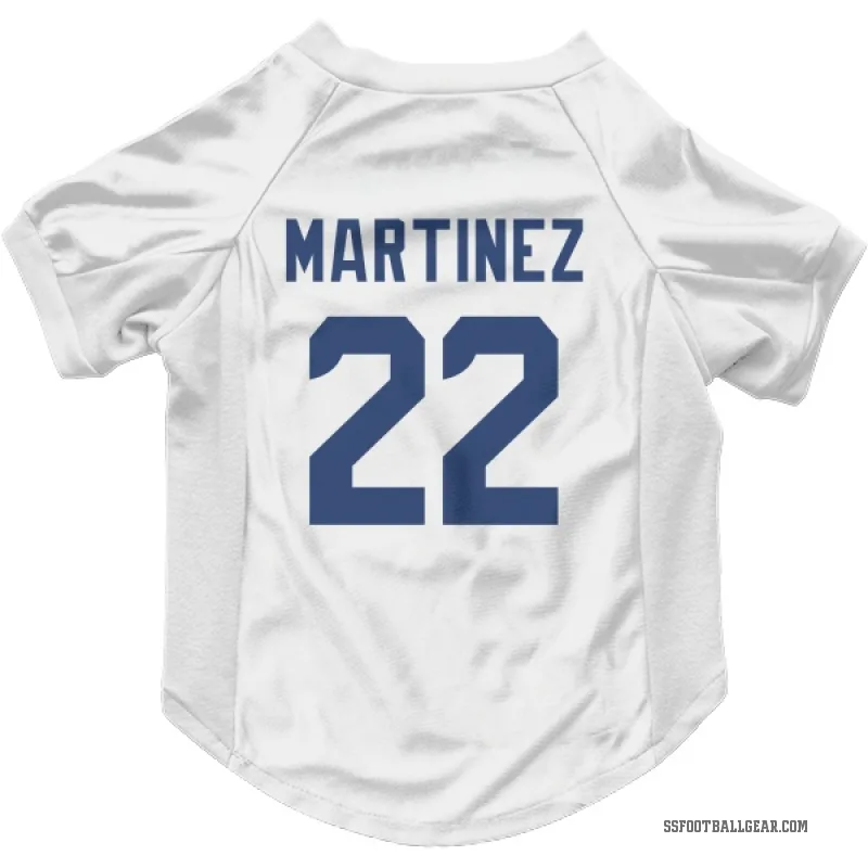 Damien Martinez  White Seattle Seahawks  Cat & Dog Pet Jersey