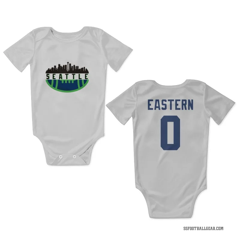 Deven Eastern  White Seattle Seahawks  Newborn & Infant Bodysuit
