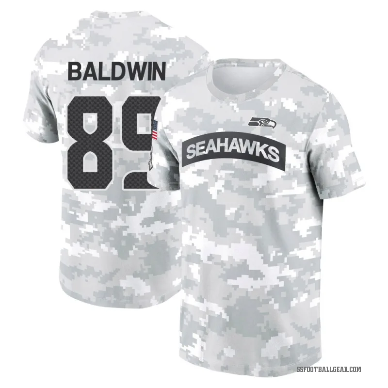 Doug Baldwin Youth Camo Seattle Seahawks Arctic 2024 Salute to Service Performance T-Shirt
