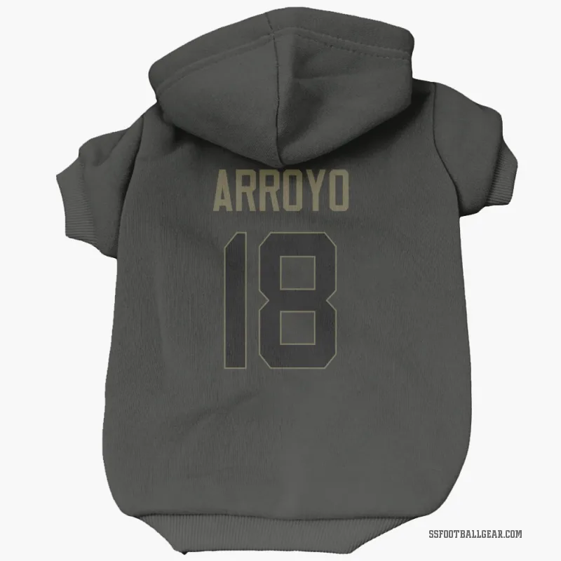 Elijah Arroyo  Black Seattle Seahawks  Service Cat & Dog Pet Hoodie