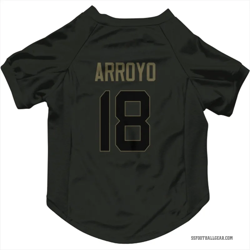 Elijah Arroyo  Black Seattle Seahawks  Service Cat & Dog Pet Jersey