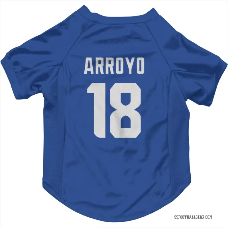 Elijah Arroyo  Royal Seattle Seahawks  Cat & Dog Pet Jersey
