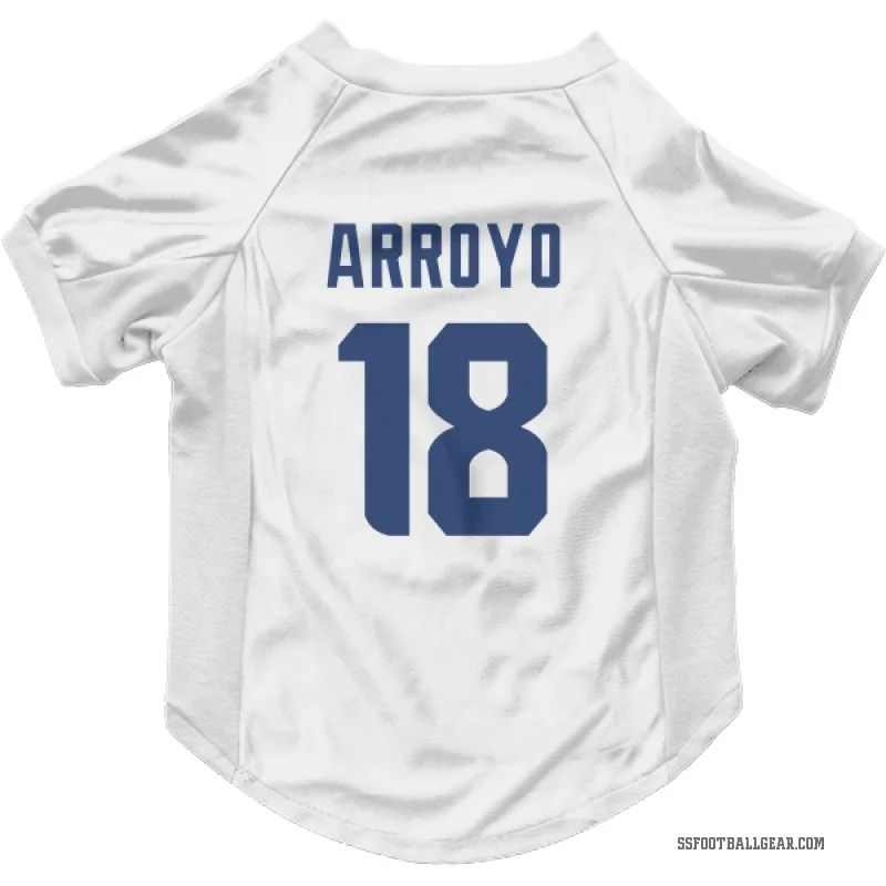 Elijah Arroyo  White Seattle Seahawks  Cat & Dog Pet Jersey