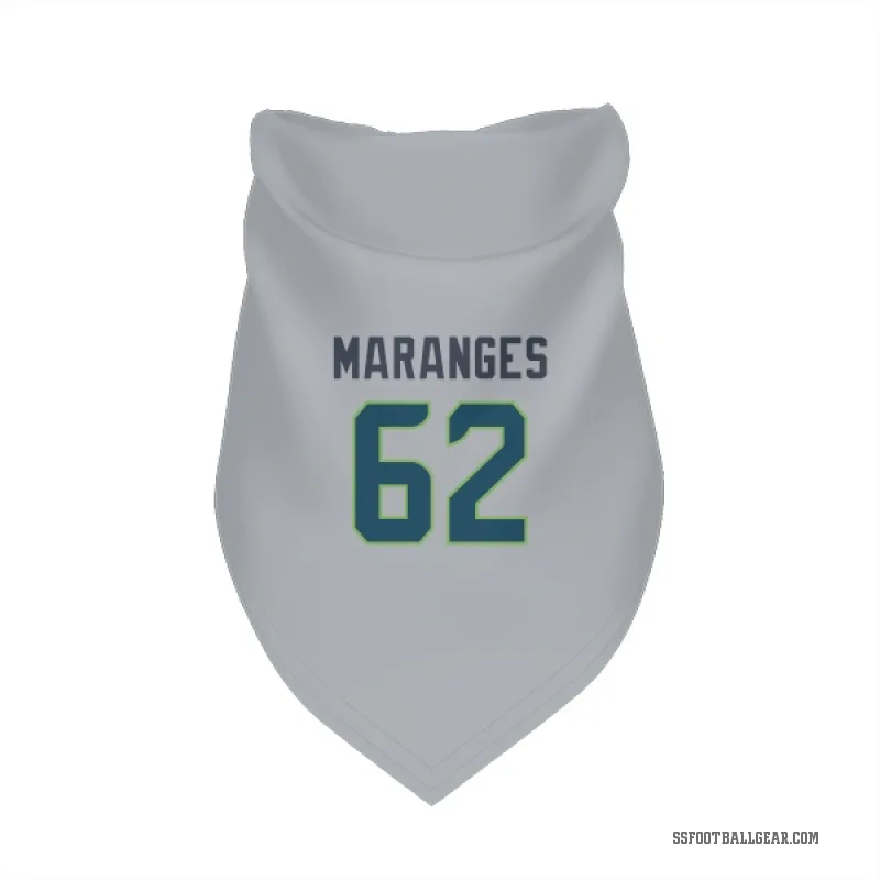 Federico Maranges  Gray Seattle Seahawks  Cat & Dog Pet Bandana