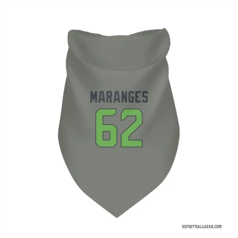 Federico Maranges  Green Seattle Seahawks   Gray Neon  Cat & Dog Pet Bandana