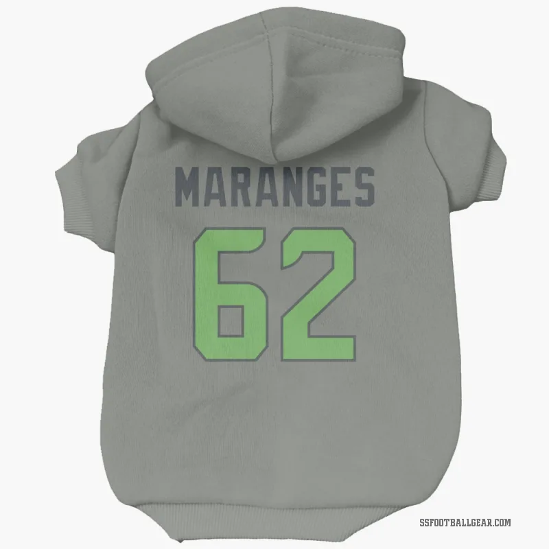 Federico Maranges  Green Seattle Seahawks   Gray Neon  Cat & Dog Pet Hoodie