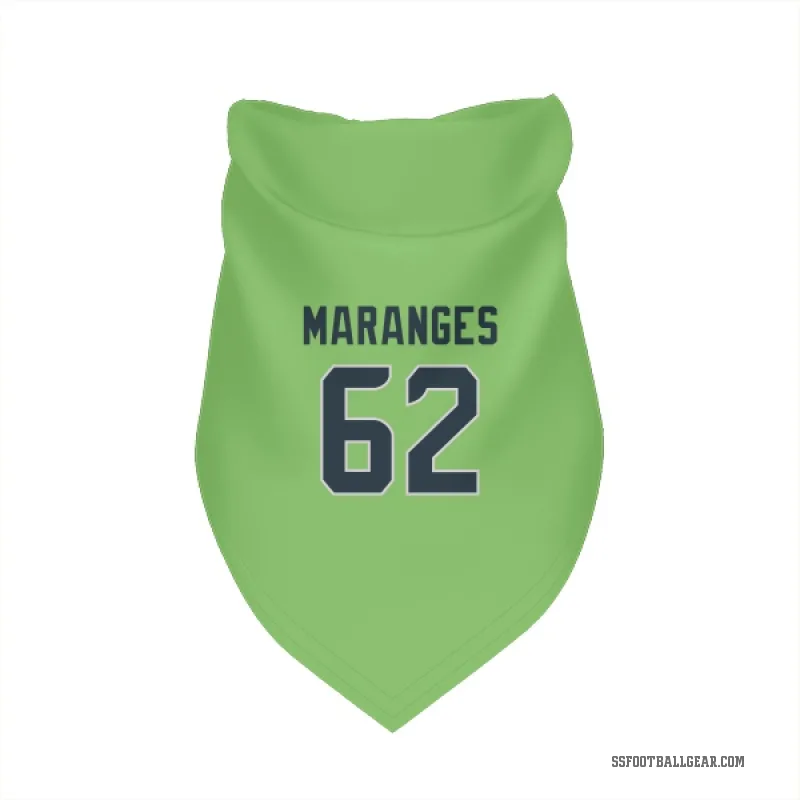 Federico Maranges  Green Seattle Seahawks   Neon  Cat & Dog Pet Bandana