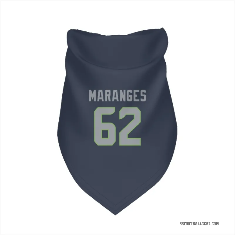 Federico Maranges  Navy Seattle Seahawks  Cat & Dog Pet Bandana