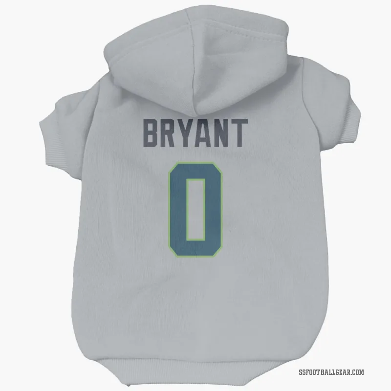 Harrison Bryant  Gray Seattle Seahawks  Cat & Dog Pet Hoodie