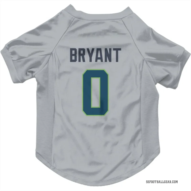 Harrison Bryant  Gray Seattle Seahawks  Cat & Dog Pet Jersey