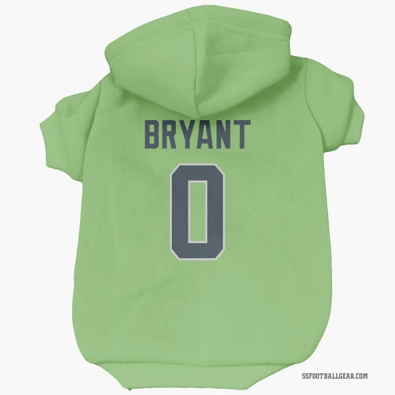 Harrison Bryant  Green Seattle Seahawks   Neon  Cat & Dog Pet Hoodie