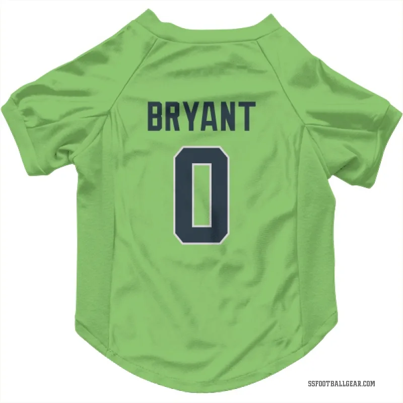 Harrison Bryant  Green Seattle Seahawks   Neon  Cat & Dog Pet Jersey