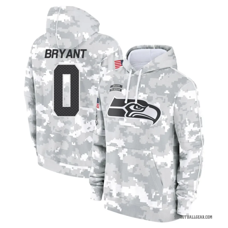 Harrison Bryant Men's Camo Seattle Seahawks Arctic 2024 Salute to Service Club Fleece Pullover Hoodie