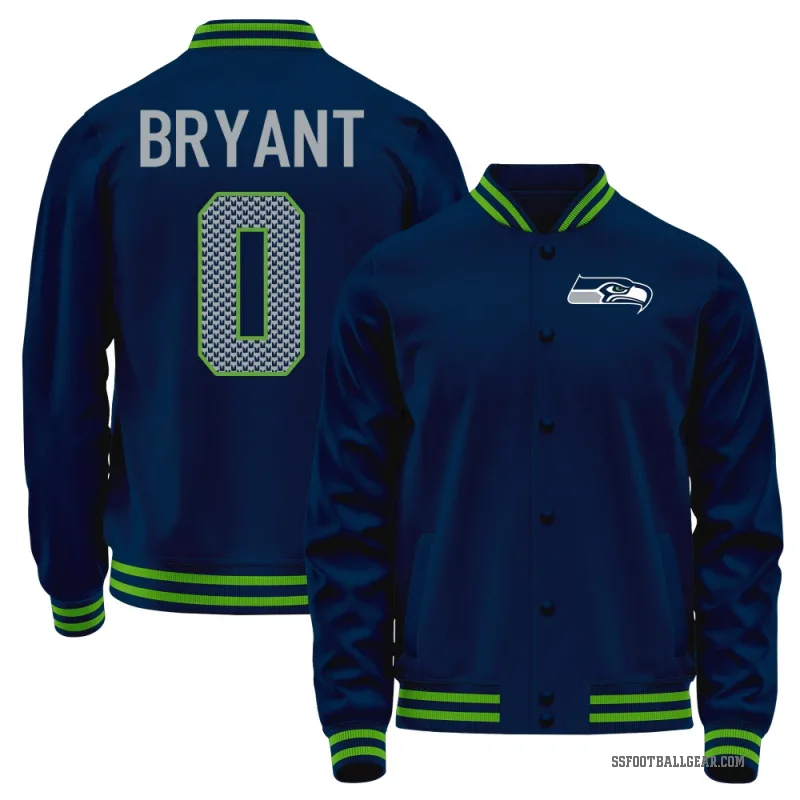 Harrison Bryant Youth Navy Seattle Seahawks Full-Snap Jacket