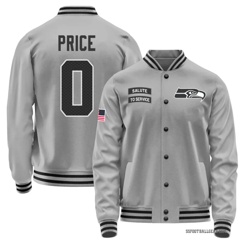 Jadarian Price Men's Gray Seattle Seahawks Salute to Service Performance Jacket