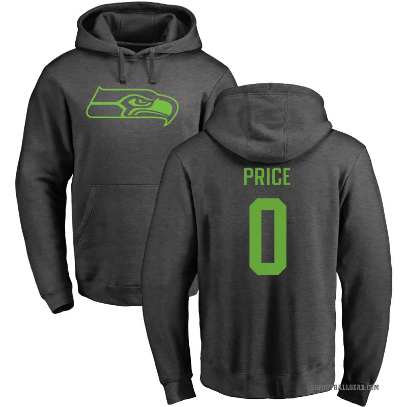 Jadarian Price Youth Seattle Seahawks Pro Line by Branded Ash One Color Pullover Hoodie
