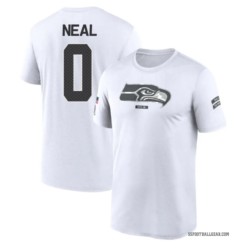 Julian Neal Men's White Seattle Seahawks 2024 Salute to Service Performance T-Shirt