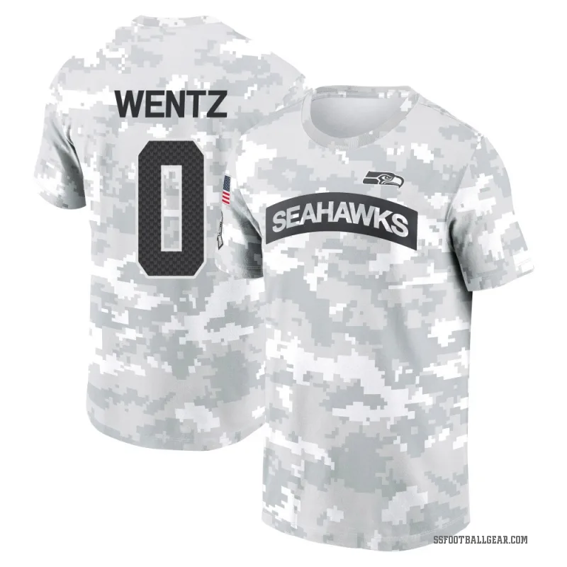 Levi Wentz Men's Camo Seattle Seahawks Arctic 2024 Salute to Service Performance T-Shirt