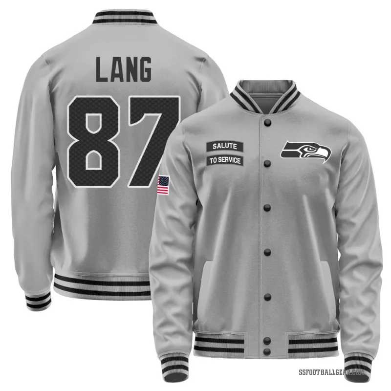 Marshall Lang Youth Gray Seattle Seahawks Salute to Service Performance Jacket