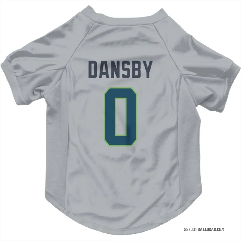 Michael Dansby  Gray Seattle Seahawks  Cat & Dog Pet Jersey