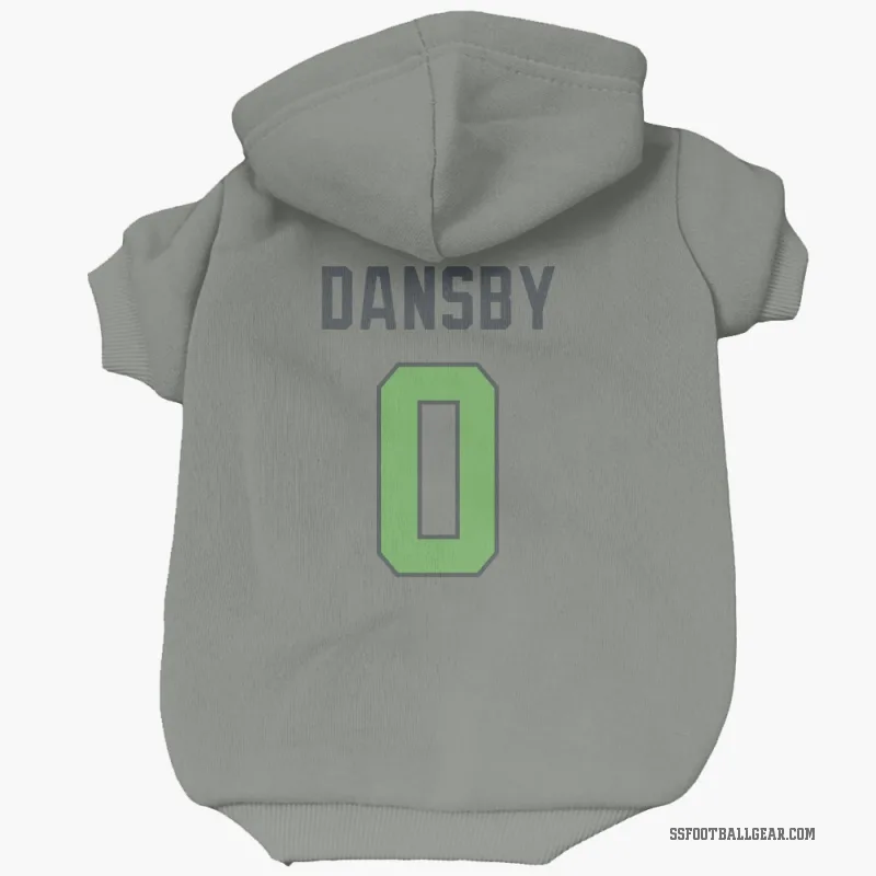 Michael Dansby  Green Seattle Seahawks   Gray Neon  Cat & Dog Pet Hoodie
