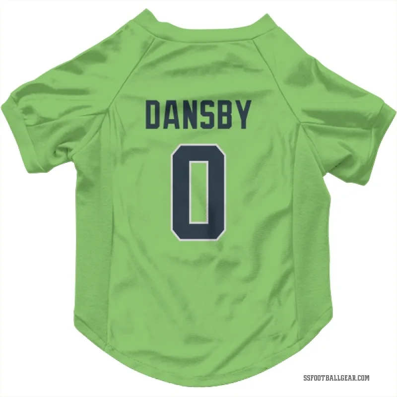 Michael Dansby  Green Seattle Seahawks   Neon  Cat & Dog Pet Jersey