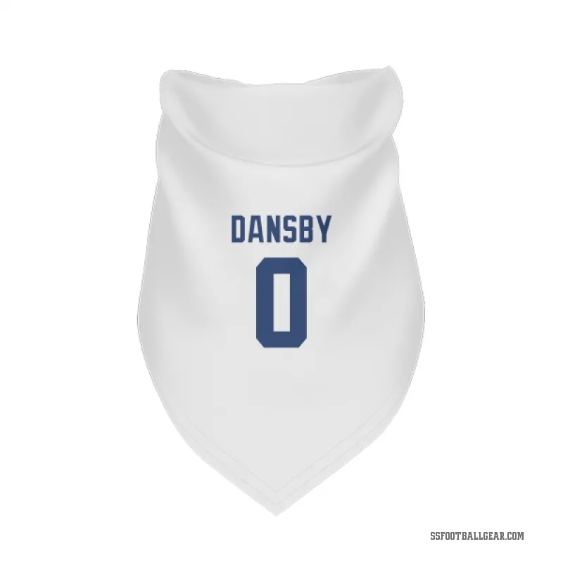 Michael Dansby  White Seattle Seahawks  Cat & Dog Pet Bandana