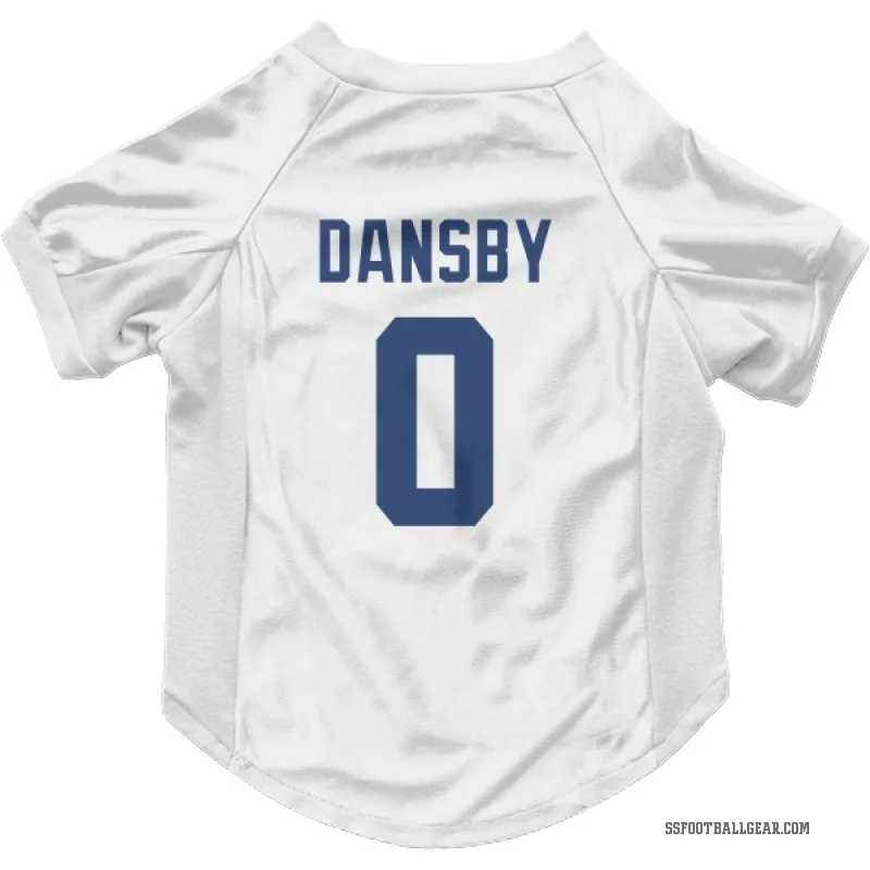 Michael Dansby  White Seattle Seahawks  Cat & Dog Pet Jersey